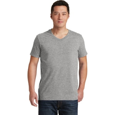 Mens 4.5 oz SoftStyle V-Neck T-Shirt 3 Pack - Walmart.com