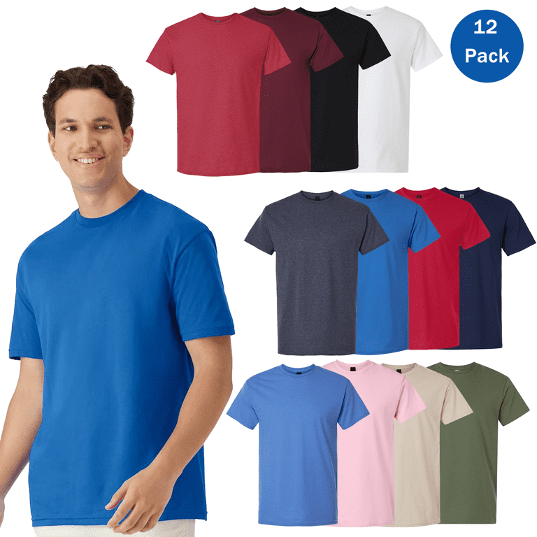 Gildan Men's Short Sleeves Light Cotton T-Shirt, Tee for Arts