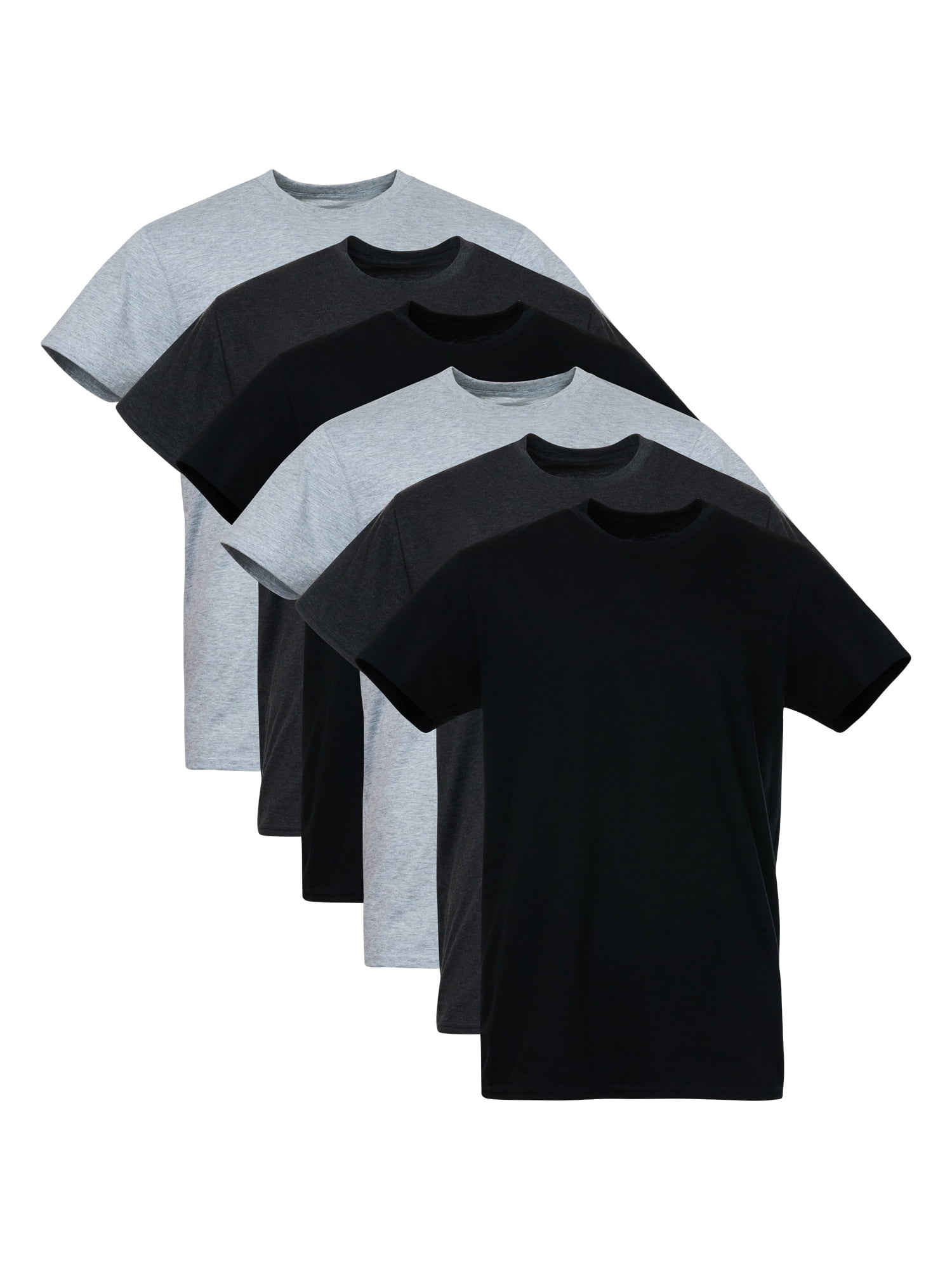 Gildan Men's Softstyle Crew Neck Tees, 6-Pack, Sizes S-2X