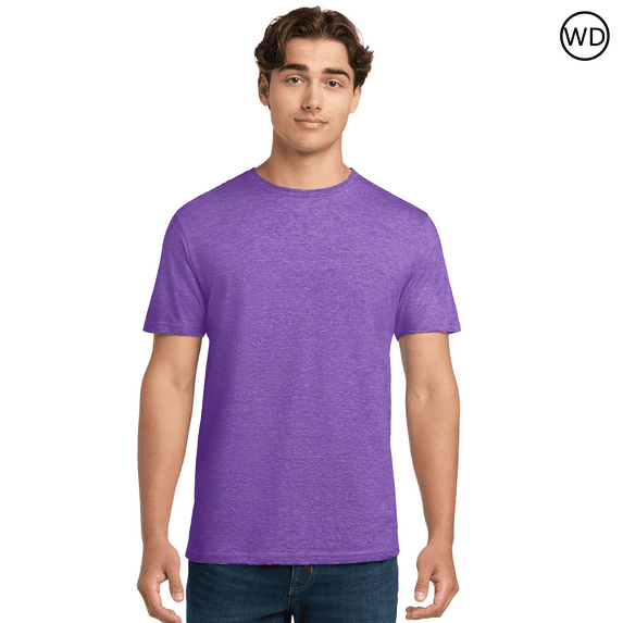 Gildan Men's Softstyle CVC T-Shirt, Crewneck Tee for Crafting, 60/40 Cotton/polyester, Amethyst Shirt, S