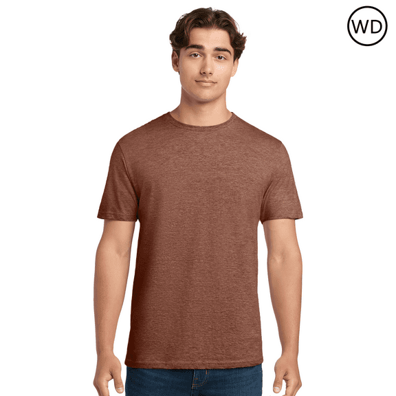 Gildan Men's Softstyle CVC T-Shirt, Crewneck Tee for Crafting, 60/40 Cotton/polyester, Cocoa Mist Shirt, L
