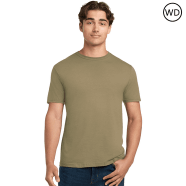 Gildan Men's Softstyle CVC T-Shirt, Crewneck Tee for Crafting, 60/40 Cotton/polyester, Dune Mist Shirt, XL