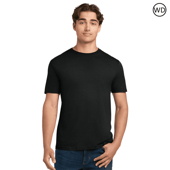 Gildan Men's Softstyle CVC T-Shirt, Crewneck Tee for Crafting, 60/40 Cotton/polyester, Pitch Black Shirt, M