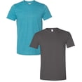thumbnail image 1 of Gildan Men's Softstyle Cotton T-Shirt, Style G64000, 2 Pack Medium HTHGalapagos-Charcoal, 1 of 1