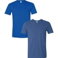 thumbnail image 1 of Gildan Men's Softstyle Cotton T-Shirt, Style G64000, 2 Pack Small Royal-HTHRoyal, 1 of 1