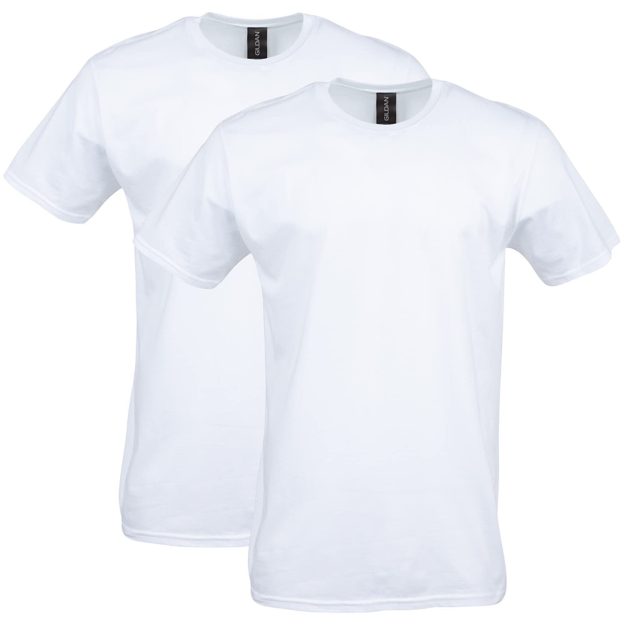 Gildan Mens Softstyle T-Shirt, S, Heather Royal (Pack of 2
