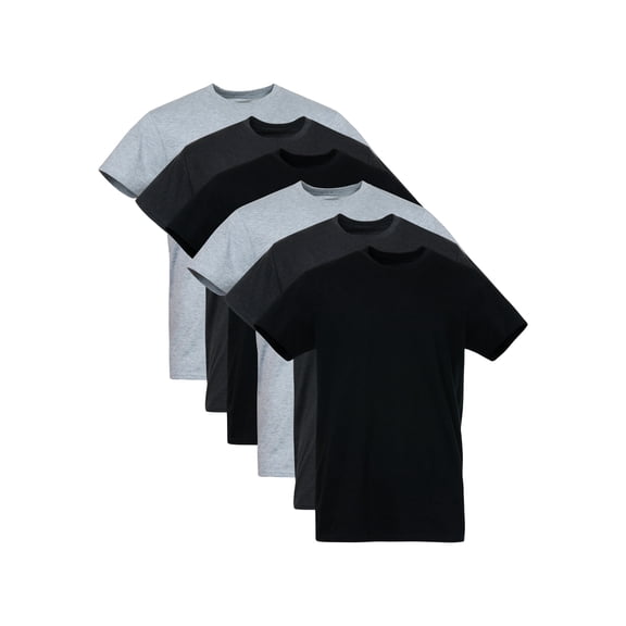 Gildan Men's Softstyle Crew Neck Tees, 6-Pack, Sizes S-2X