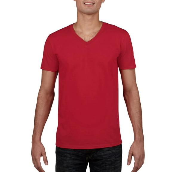 Gildan Men's Softstyle Fitted V-Neck Short Sleeve T-Shirt