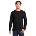 thumbnail image 1 of Gildan Men's Softstyle Long Sleeve T-Shirt, Durable Crew Neck Classic Fit Tee, Black, 3XL, 1 of 6
