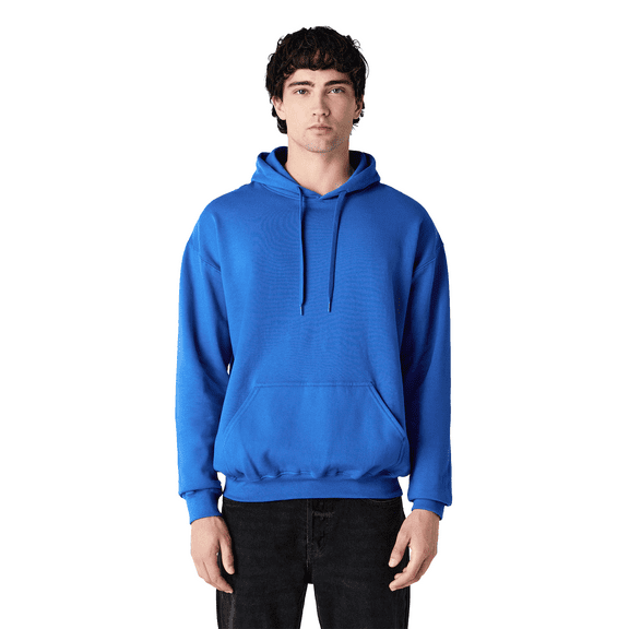 Gildan Men's Softstyle Midweight Hooded Sweatshirt, Classic Fit Fleece Hoodie, Royal, L