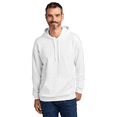 thumbnail image 1 of Gildan Men's Softstyle Midweight Hooded Sweatshirt, Classic Fit Fleece Hoodie, White, 2XL, 1 of 5
