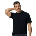 thumbnail image 1 of Gildan Men's Softstyle Pique Polo Shirt, Short Sleeve, Modern Classic Fit, Black, S-4XL, 1-Pack, 1 of 5