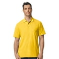 thumbnail image 1 of Gildan Men's Softstyle Pique Polo Shirt, Short Sleeve, Modern Classic Fit, Daisy, S-4XL, 1-Pack, 1 of 5