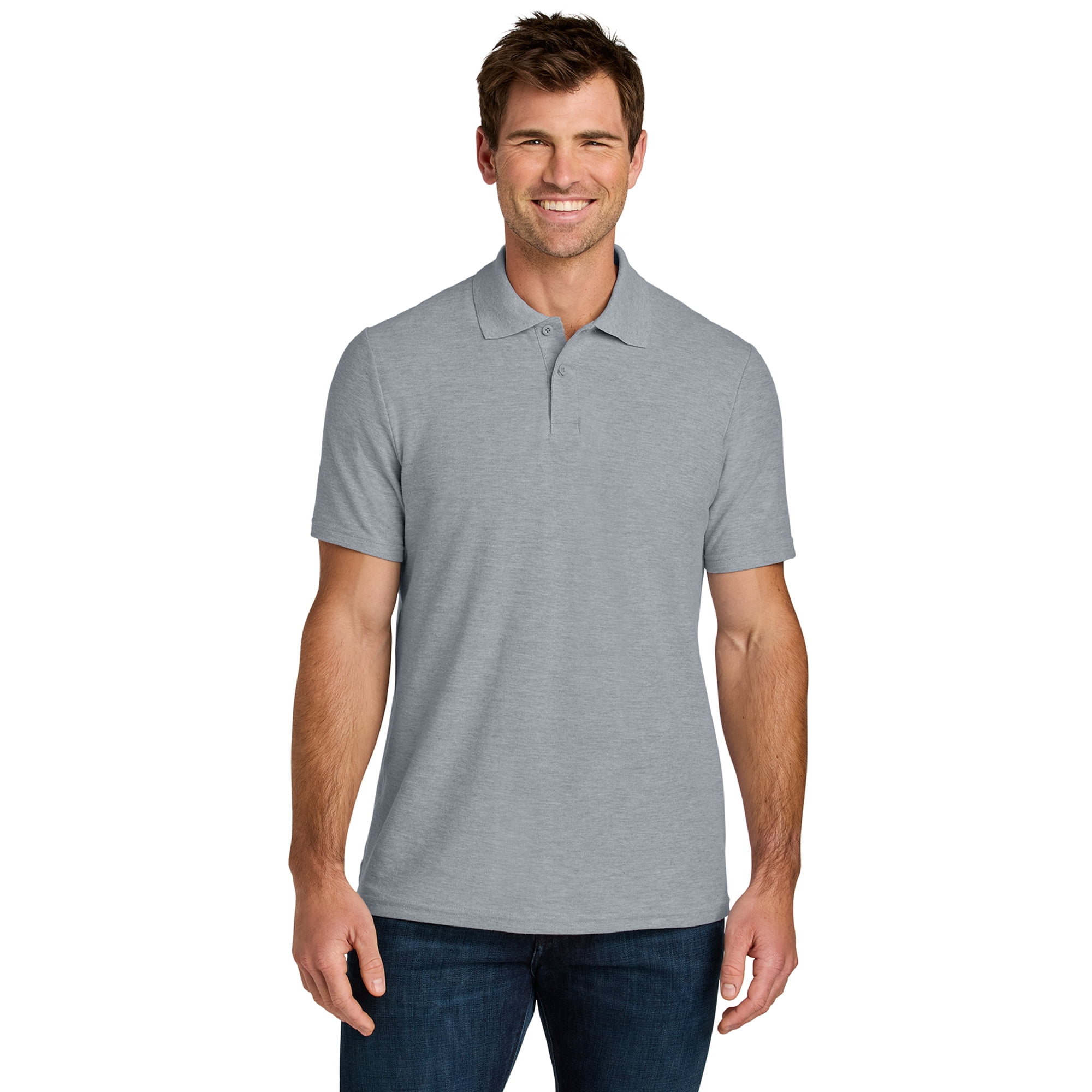 トップス ANCELLM S/S POLO SHIRT GRAY 1 U.S. Polo Assn. Men's Performance Pique Polo Shirt - Walmart.com