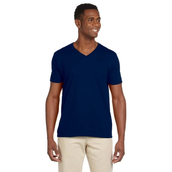 Gildan Men's Softstyle Preshrunk Heather V-Neck T-Shirt, Style G64V00