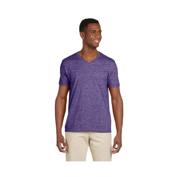 Gildan Men's Softstyle Preshrunk Heather V-Neck T-Shirt, Style G64V00