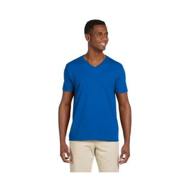 Gildan Men's Softstyle Preshrunk Heather V-Neck T-Shirt, Style G64V00