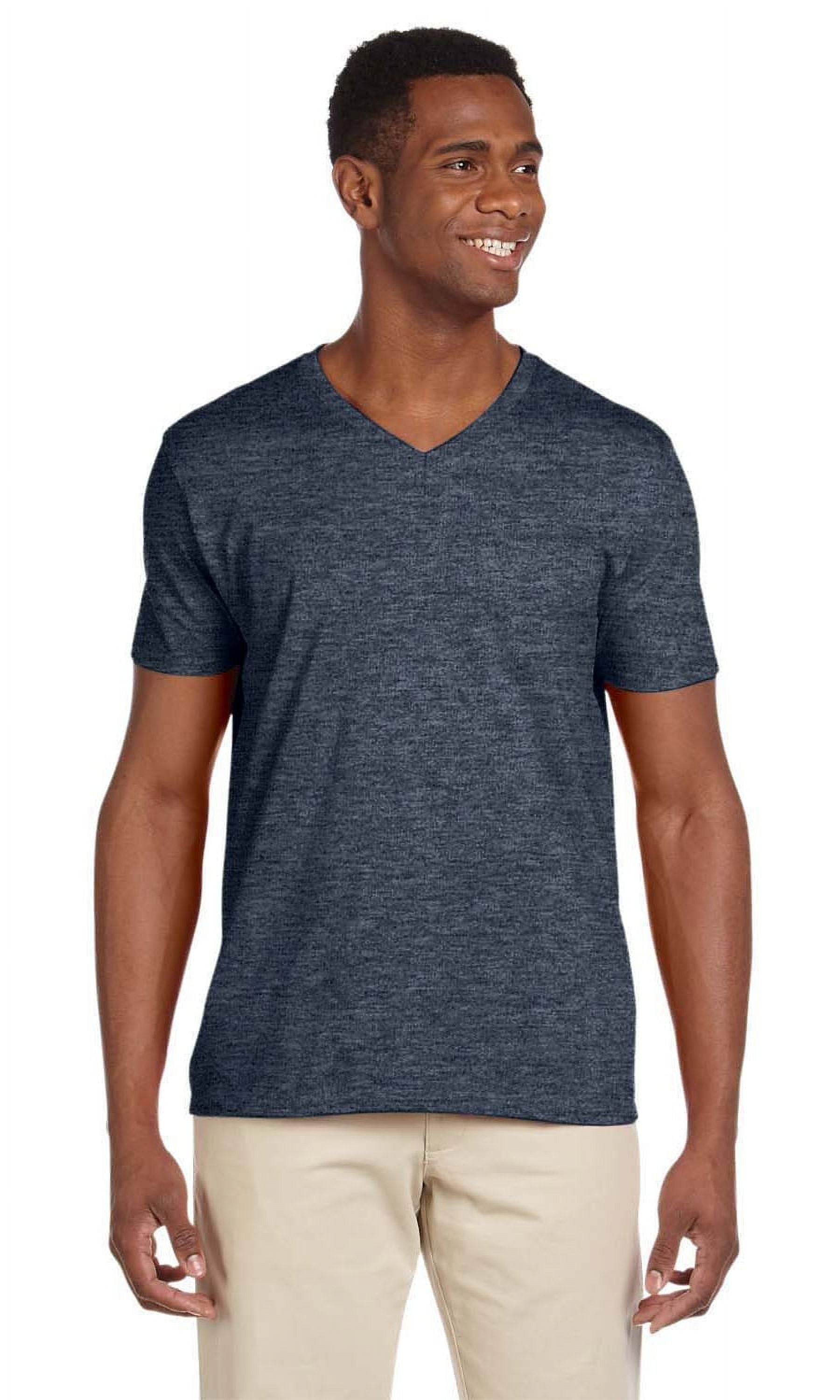 Gildan G64V Softstyle V Neck T Shirt ROYAL BLUE 2X Walmart