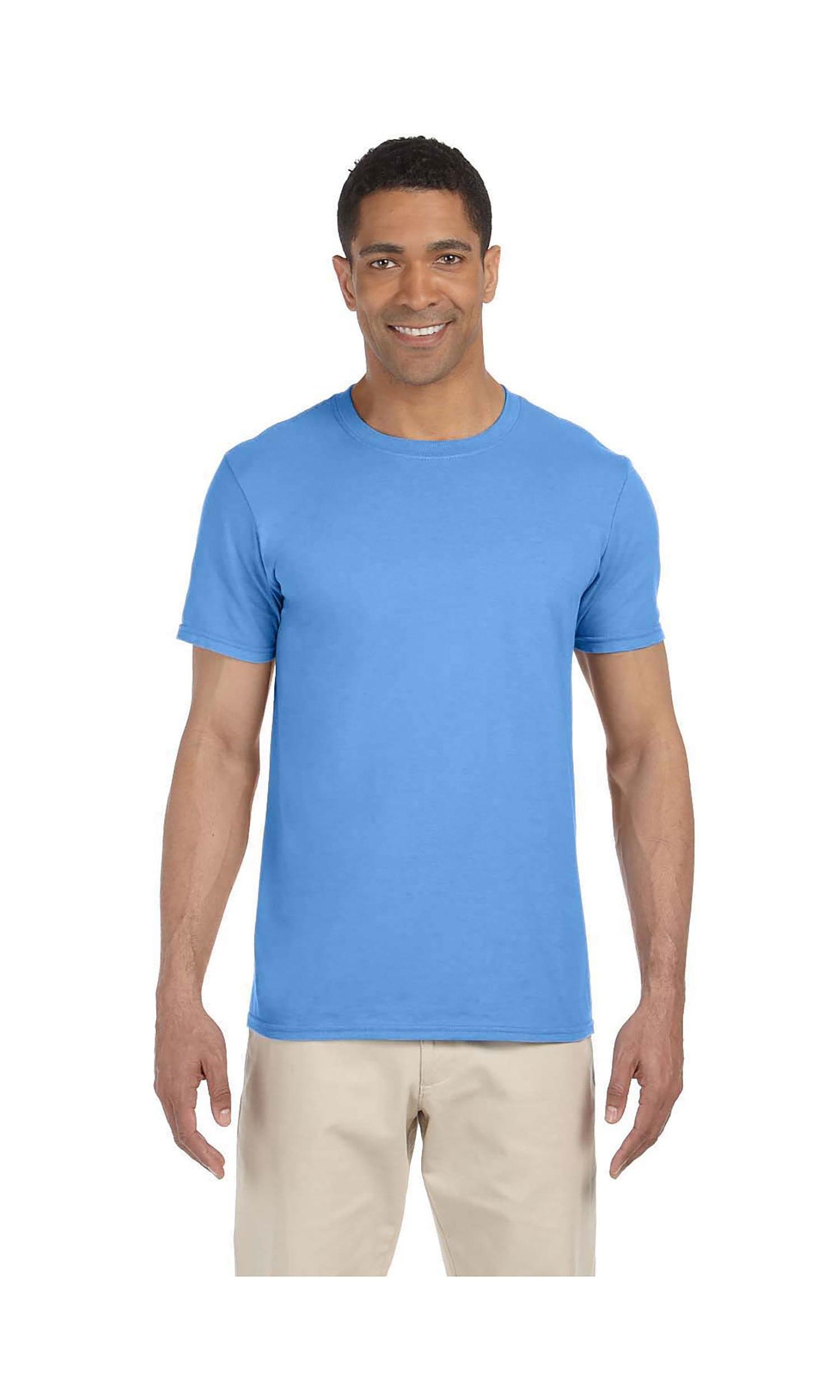 Gildan Men's Softstyle Preshrunk Tearaway Label T-Shirt, Style G64000 ...