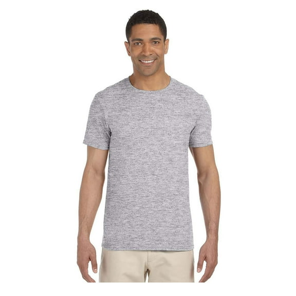 Gildan Men's Softstyle Preshrunk Tearaway Label T-Shirt, Style G64000