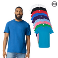 thumbnail image 1 of Gildan Men’s Softstyle Short Sleeve T-Shirt, Cotton Multicolor Casual Tee, 9 Pack, Size: M, 1 of 4