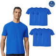 thumbnail image 1 of Gildan Men's Softstyle T-Shirt, 100 Cotton, Short Sleeve Crew Neck, Royal Blue, Size 3XL, 6-Pack, 1 of 5