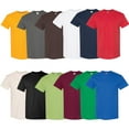 thumbnail image 1 of Gildan Men’s T Shirt, Heavy Cotton Tee, Crew Neck Short Sleeve Tee | Assorted Colors, 5.3 oz, Pack 12, Size – Medium, 1 of 5