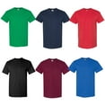 thumbnail image 1 of Gildan Men’s T Shirt, Heavy Cotton Tee, Crew Neck Short Sleeve Tee | Assorted Colors, 5.3 oz Pack 6 Size – Large, 1 of 5