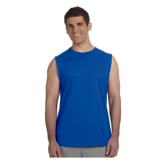 Gildan Men's ULTRA Hemmed Satin Label Jersey Knit T-Shirt, Style G2700