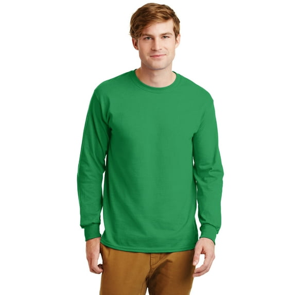 Gildan Men's Ultra Cotton 100% Cotton Long Sleeve T-Shirt G2400