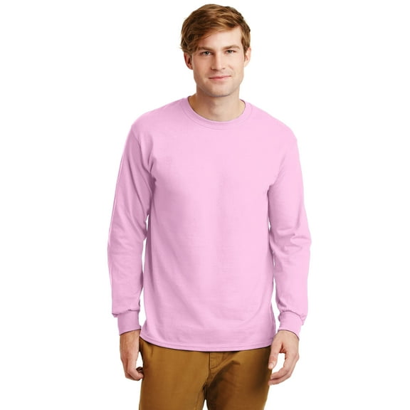 Gildan Men's Ultra Cotton 100% Cotton Long Sleeve T-Shirt G2400