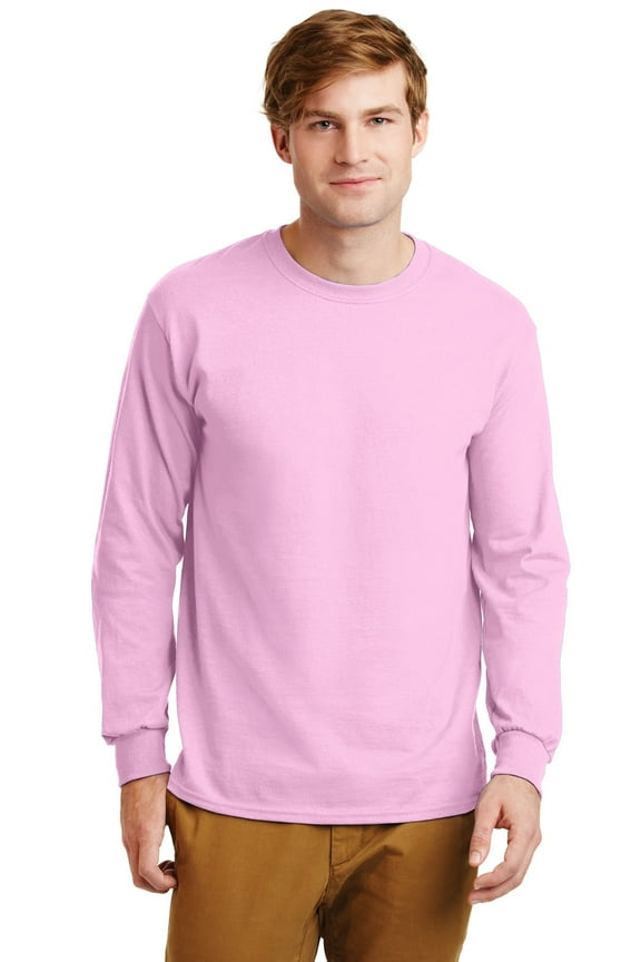 Men's Ultra Cotton 100% Cotton Long Sleeve T-Shirt G2400