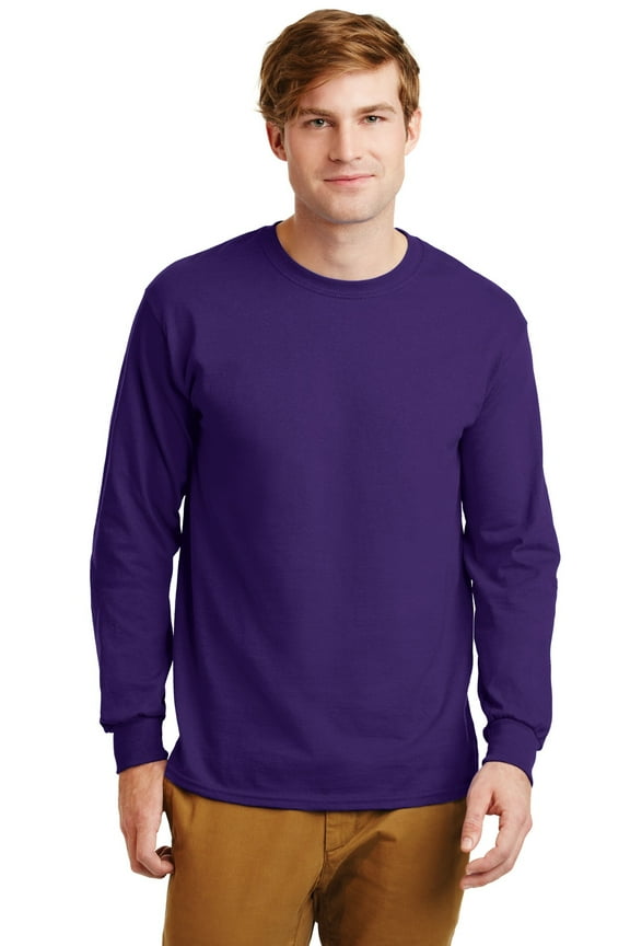 Men's Ultra Cotton 100% Cotton Long Sleeve T-Shirt G2400