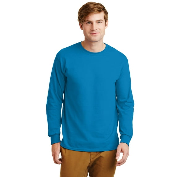Gildan Men's Ultra Cotton 100% Cotton Long Sleeve T-Shirt G2400