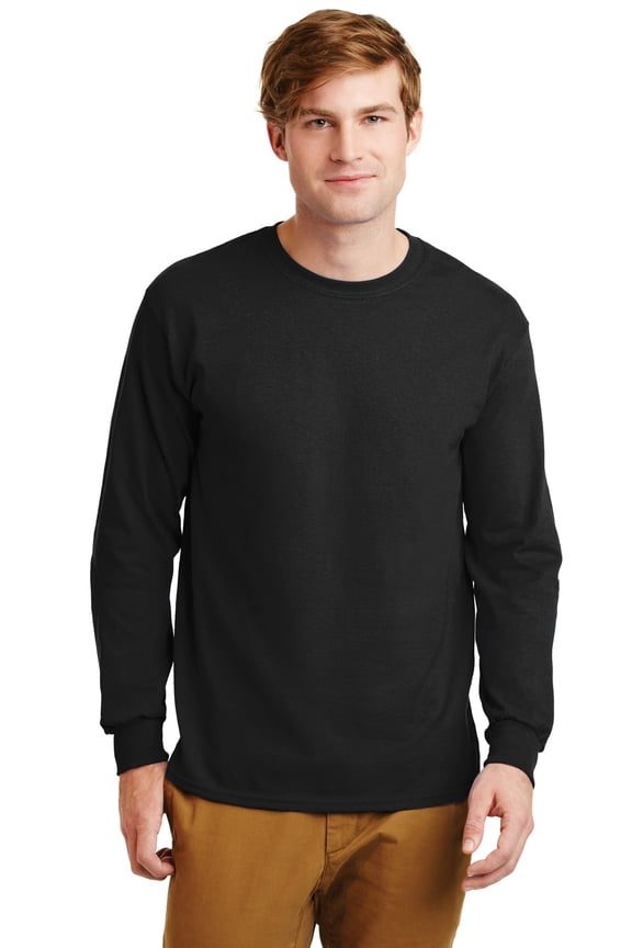 Men's Ultra Cotton 100% Cotton Long Sleeve T-Shirt G2400