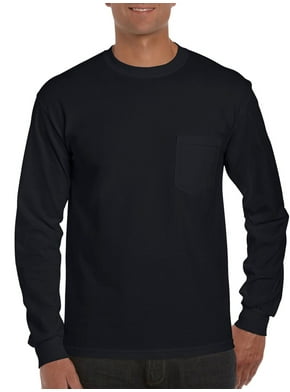 Mens Long Sleeve Pocket T Shirts