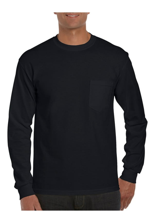 Men's Ultra Cotton Classic Long Sleeve Pocket T-Shirt