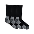thumbnail image 1 of Gildan Men's Ultra Cotton Crew Socks Black, 3 Pack, 1 of 5
