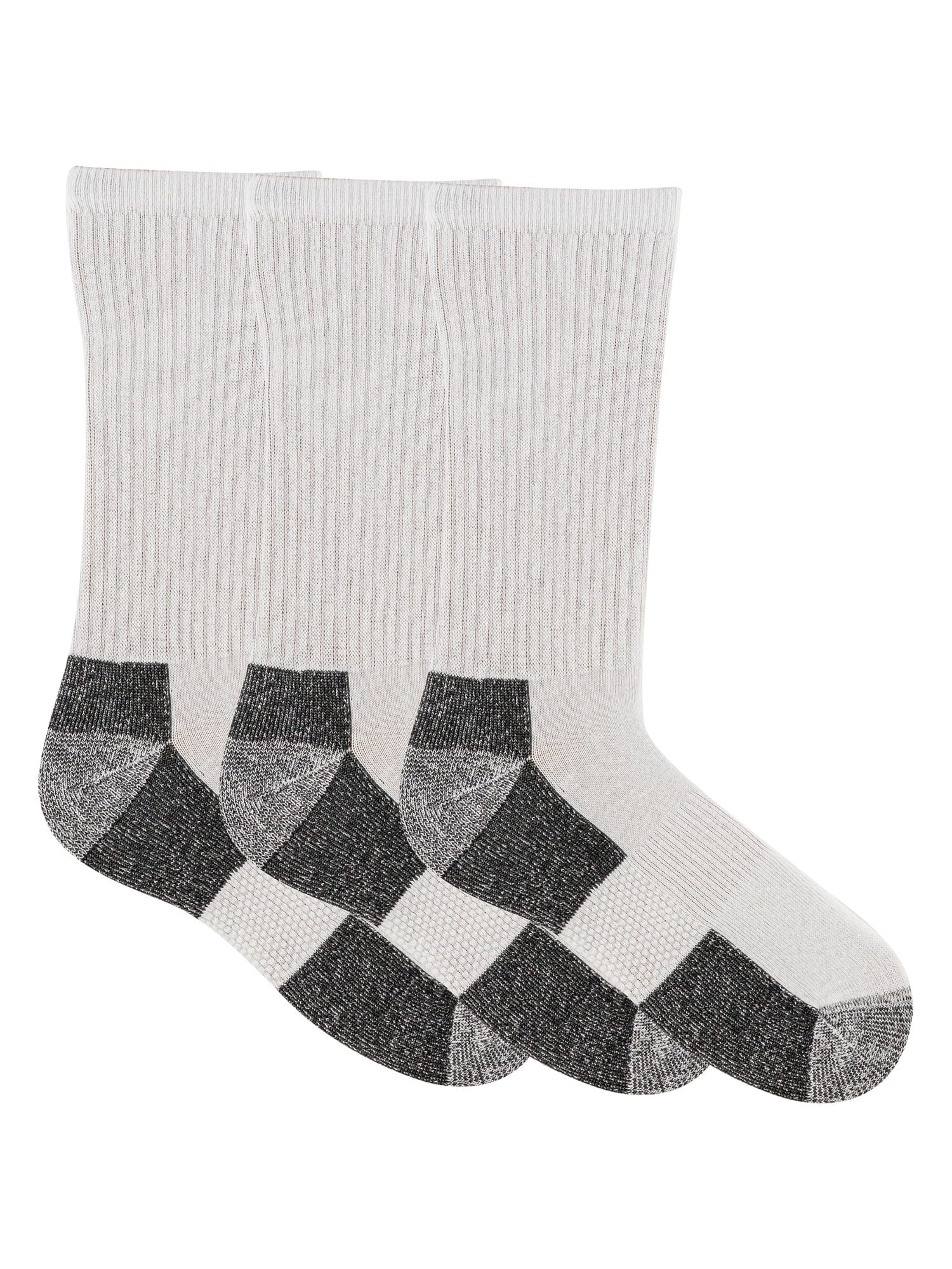 Gildan Men's Ultra Cotton Crew Socks Assorted, 3 Pack - Walmart.com