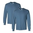 thumbnail image 1 of Gildan Men's Ultra Cotton Long Sleeve, Style Shirt G2400, Multipack T Shirt 2-Pack, Indigo Blue 2-pack, XX-Large, 1 of 1