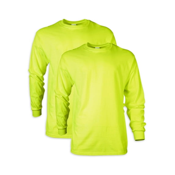 Gildan Men's Ultra Cotton Long Sleeve T-Shirt, 2-Pack, up to size 5XL