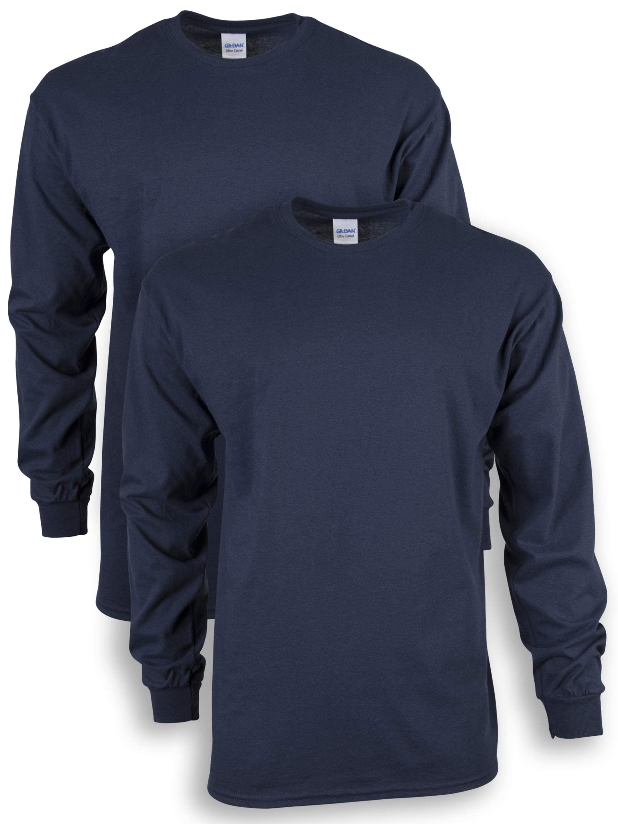 Gildan Men's Ultra Cotton Long Sleeve T-Shirt, 2-Pack, up to Gildan Men's Ultra Cotton Long Sleeve T-Shirt, 2-Pack, up to