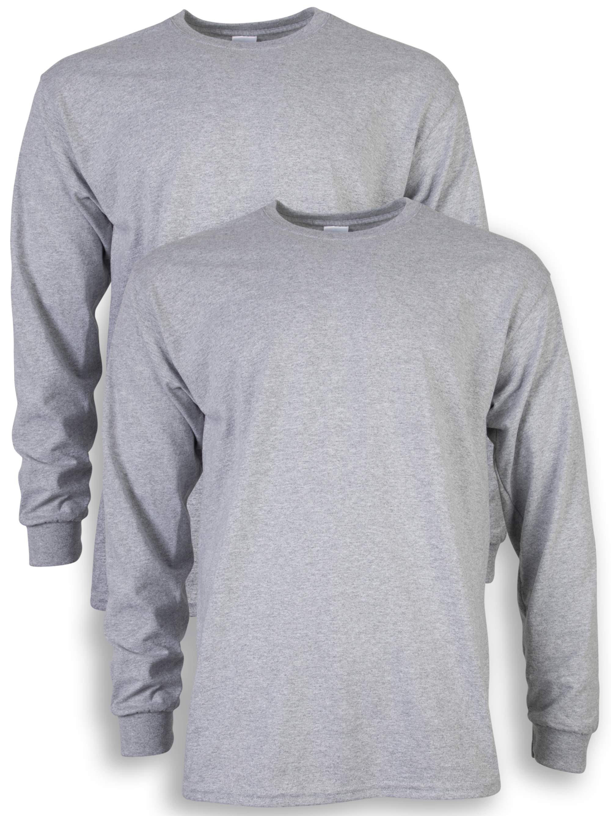 Gildan Men's Ultra Cotton Long Sleeve T-Shirt, 2-Pack photo 1