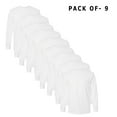 thumbnail image 1 of Gildan Men’s Long Sleeve T-Shirt, 100% Cotton Classic Fit Tee Shirts (White 6 PCS, 2XL), 1 of 8