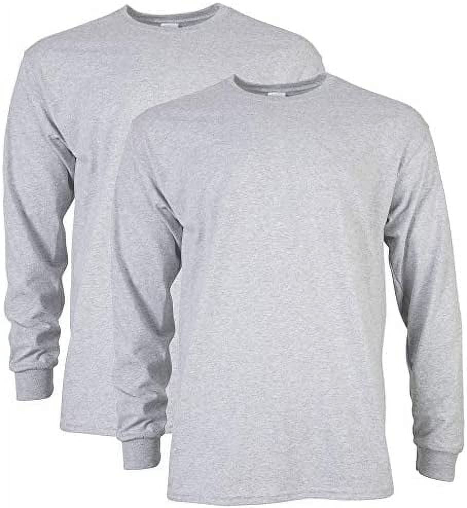 Gildan Unisex Langarm T-Shirt 3er Pack – Aus Ultra-Baumwolle, Stil G2400, Klassische Passform, Schweres Material