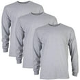 thumbnail image 1 of Gildan Mens Ultra Cotton Long Sleeve T-Shirt

, 2XL, Sport Grey (Pack of 3) 3 Sport Grey, 1 of 1