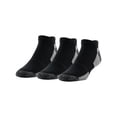 thumbnail image 1 of Gildan Men's Ultra Cotton No Show Socks Black, 3 Pack, 1 of 5