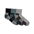 thumbnail image 1 of Gildan Men's Ultra Cotton Quarter Socks Assorted, 3 Pack, 1 of 6