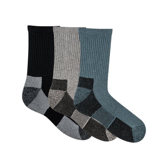 Gildan Men's Ultra Cotton Short Crew Socks Assorted, 3 Pack