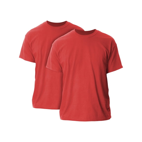 Gildan Mens and Big Mens Ultra Cotton T-Shirt, 2-Pack, up to size 5XL